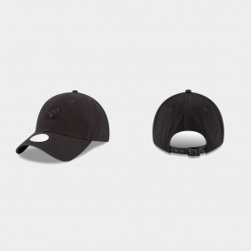 Women's Toronto Blue Jays Black Blackout Collection 9TWENTY Adjustable Micro Matte Hat