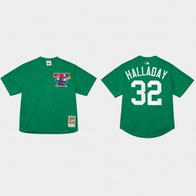 Roy Halladay Toronto Blue Jays St. Patrick's Day Authentic Jersey - Green