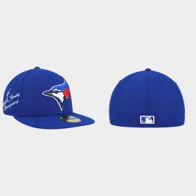 Men's Toronto Blue Jays 2-Time World Series Champions Royal Fitted Hat