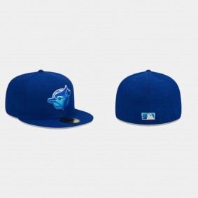 Men's Toronto Blue Jays Metallic Gradient Royal 59FIFTY Fitted Hat