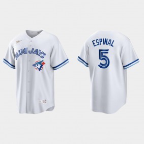 Santiago Espinal Toronto Blue Jays Cooperstown Collection Jersey - White