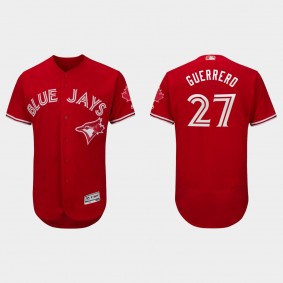 Vladimir Guerrero Jr. Toronto Blue Jays Canada Day Flex Base Jersey - Scarlet