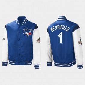 Toronto Blue Jays Whit Merrifield Royal 2x World Series Champions Jacket