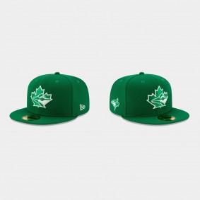 Toronto Blue Jays St. Patrick's Day Kelly Green 59FIFTY Fitted On Field Hat