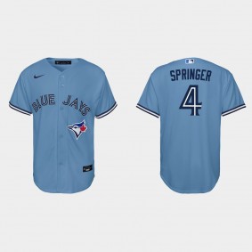 Youth Toronto Blue Jays George Springer White Replica Jersey
